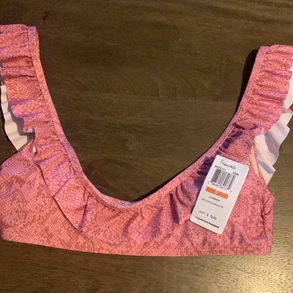 Splendid Ruffle Bralette Top size small